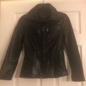 Jones New York leather jacket